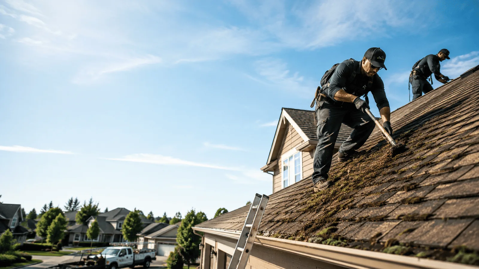 Roof Moss Removal in Sheldon, MO near me